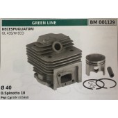 CILINDRO COMPLETO DI PISTONE E SEGMENTI BRUMAR  GREEN LINE DECESPUGLIATORI GL 43S/W ECO    Ø 40 D.Spinotto 10 Pist Cpl BM 005960