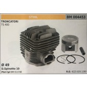 CILINDRO COMPLETO DI PISTONE E SEGMENTI BRUMAR STIHL TRONCATORI TS 400    Ø 49 D. Spinotto 11 Pist Cpl BM 011748