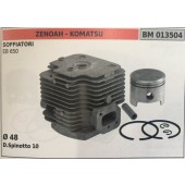 CILINDRO COMPLETO DI PISTONE E SEGMENTI BRUMAR ZENOAH - KOMATSU SOFFIATORI EB 650    Ø 48 D. Spinotto 10