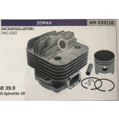 CILINDRO COMPLETO DI PISTONE E SEGMENTI BRUMAR ZOMAX DECESPUGLIATORI ZMG 4302    Ø 39.9 D. Spinotto 10