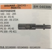 POMPA OLIO BRUMAR DOLMAR - SACHS - MAKITA MOTOSEGHE 100 - 102 - 285 ES 30 - ES 41 ES 140 - ES 172A ES 2030 ES 2045A PS 33 - PS 45 PS 330 - PS 411