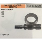 POMPA OLIO BRUMAR DOLMAR - SACHS - MAKITA MOTOSEGHE 123 133 143   kit pompa