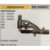 POMPA OLIO BRUMAR HUSQVARNA MOTOSEGHE 355 - 355EPA 357 - 357EPA 359 - 359EPA 455 460 461   pompa completa