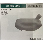 BRUMAR SERBATOIO GREEN LINE SOFFIATORI GB 260 GBV 260  R.O. EB-260.5-1