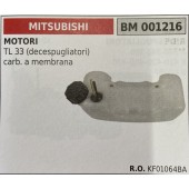 BRUMAR SERBATOIO MITSUBISHI MOTORI TL 33 (decespugliatori) carb. a membrana  R.O. KF01064BA