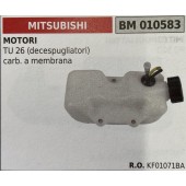BRUMAR SERBATOIO MITSUBISHI MOTORI TU 26 (decespugliatori) carb. a membrana  R.O. KF01071BA