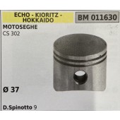 BRUMAR PISTONE COMPLETO ECHO - KIORITZ - HOKKAIDO MOTOSEGHE CS 302  Ø 37 D.Spinotto 9  R.O. -