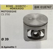 BRUMAR PISTONE COMPLETO ECHO - KIORITZ - HOKKAIDO MOTOSEGHE CS 3700  Ø 39 D.Spinotto 9  R.O. -