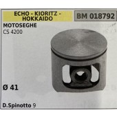 BRUMAR PISTONE COMPLETO ECHO - KIORITZ - HOKKAIDO MOTOSEGHE CS 4200  Ø 41 D.Spinotto 9  R.O. -