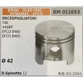 BRUMAR PISTONE COMPLETO EMAK - OLEO MAC - DYNAMAC - EFCO DECESPUGLIATORI 746 446BP EFCO 8460 EFCO 8465  Ø 42 D.Spinotto 12  R.O. 611.22015