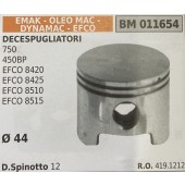BRUMAR PISTONE COMPLETO EMAK - OLEO MAC - DYNAMAC - EFCO DECESPUGLIATORI 750 450BP EFCO 8420 EFCO 8425 EFCO 8510 EFCO 8515  Ø 44 D.Spinotto 12  R.O. 419.1212