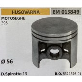 BRUMAR PISTONE COMPLETO HUSQVARNA MOTOSEGHE 395  Ø 56 D. Spinotto 13  R.O. 537-1376-01
