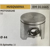BRUMAR PISTONE COMPLETO HUSQVARNA MOTOSEGHE 50  Ø 44 D. Spinotto 10  R.O. -