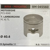 BRUMAR PISTONE COMPLETO IKRA - MOGATEC MOTOSEGHE PCS 4040 T. LAMBORGHINI PC 41 TL  Ø 40.4 D. Spinotto 10  R.O. 75000572