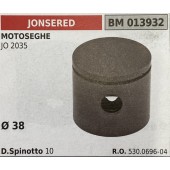 BRUMAR PISTONE COMPLETO JONSERED MOTOSEGHE JO 2035  Ø 38 D. Spinotto 10  R.O. 530.0696-04