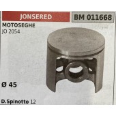BRUMAR PISTONE COMPLETO JONSERED MOTOSEGHE JO 2045  Ø 45 D. Spinotto 12  R.O. -