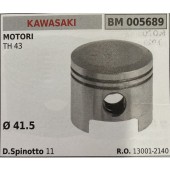 BRUMAR PISTONE COMPLETO KAWASAKI MOTORI TH 43  Ø 41.5 D. Spinotto 11  R.O. 13001-2140