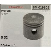 BRUMAR PISTONE COMPLETO KAWASAKI MOTORI TJ 23V  Ø 32 D. Spinotto 8  R.O. -