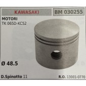BRUMAR PISTONE COMPLETO KAWASAKI MOTORI TK 065D-KC52  Ø 48.5 D. Spinotto 11  R.O. 13001-0770