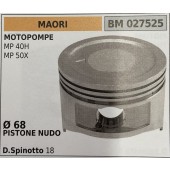 BRUMAR PISTONE COMPLETO MAORI MOTOPOMPE MP 40H MP 50X  Ø 68 PISTONE NUDO D. Spinotto 18  R.O. -