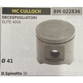 BRUMAR PISTONE COMPLETO MC CULLOCH DECESPUGLIATORI ELITE 4000  Ø 41 D. Spinotto 10  R.O. -