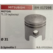 BRUMAR PISTONE COMPLETO MITSUBISHI MOTORI TL 23 tagliasiepi  Ø 31  D. Spinotto 8  R.O. KP01028AA
