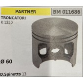 BRUMAR PISTONE COMPLETO PARTNER TRONCATORI K 1250  Ø 60  D. Spinotto 13  R.O. -