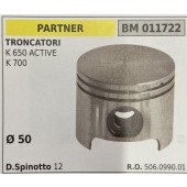 BRUMAR PISTONE COMPLETO PARTNER TRONCATORI K 650 ACTIVE K 700  Ø 50  D. Spinotto 12  R.O. 506.0990.01