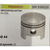 BRUMAR PISTONE COMPLETO PROGREEN DECESPUGLIATORI PG 52D  Ø 44 D. Spinotto 10  R.O. -