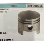 BRUMAR PISTONE COMPLETO ROBIN MOTORI NB 500  Ø 44 D. Spinotto 10  R.O. -