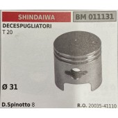 BRUMAR PISTONE COMPLETO SHINDAIWA  DECESPUGLIATORI T 20  Ø 31 D. Spinotto 8  R.O. 20035-41110
