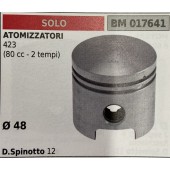 BRUMAR PISTONE COMPLETO SOLO ATOMIZZATORI 423 (80 cc - 2 tempi)   Ø 48 D. Spinotto 12  R.O. -