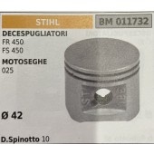 BRUMAR PISTONE COMPLETO STIHL DECESPUGLIATORI FR 450 FS 450 MOTOSEGHE 025   Ø 42 D. Spinotto 10  R.O. -