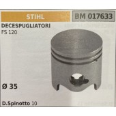BRUMAR PISTONE COMPLETO STIHL DECESPUGLIATORI FS 120   Ø 35 D. Spinotto 10  R.O. -