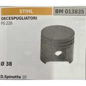 BRUMAR PISTONE COMPLETO STIHL DECESPUGLIATORI FS 220   Ø 38 D. Spinotto 10  R.O. -