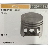 BRUMAR PISTONE COMPLETO STIHL DECESPUGLIATORI FS 280   Ø 40 D. Spinotto 10  R.O. -