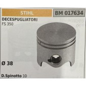 BRUMAR PISTONE COMPLETO STIHL DECESPUGLIATORI FS 350   Ø 38 D. Spinotto 10  R.O. -