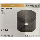 BRUMAR PISTONE COMPLETO STIHL MOTOSEGHE 025 MS 250  Ø 42.5 D. Spinotto 10  R.O. 1123.030.2011