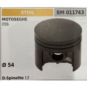 BRUMAR PISTONE COMPLETO STIHL MOTOSEGHE 056  Ø 54 D. Spinotto 13 R.O. -