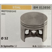 BRUMAR PISTONE COMPLETO STIHL MOTOSEGHE 064  Ø 52 D. Spinotto 12 R.O. 1122.030.2001