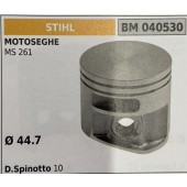 BRUMAR PISTONE COMPLETO STIHL MOTOSEGHE MS 261  Ø 44.7 D. Spinotto 10 R.O. -