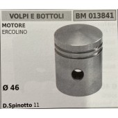 BRUMAR PISTONE COMPLETO VOLPI E BOTTOLI MOTORE ERCOLINO   Ø 46 D. Spinotto 11 R.O. -