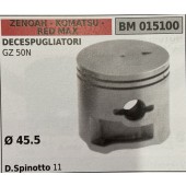 BRUMAR PISTONE COMPLETO ZENOAH - KOMATSU - RED MAX DECESPUGLIATORI GZ 50N   Ø 45.5 D. Spinotto 11 R.O. -