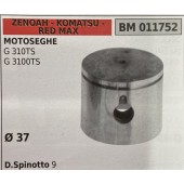 BRUMAR PISTONE COMPLETO ZENOAH - KOMATSU - RED MAX MOTOSEGHE G 310TS G 3100TS   Ø 37 D. Spinotto 9 R.O. -