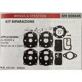 BRUMAR MEMBRANA/KIT RIPARAZIONE BRIGGS & STRATTON  KIT RIPARAZIONE  APPLICAZIONI: da 400400 a 422700 Motori da 16 a 18HP   R.O. 491539 - 394502