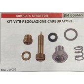 BRUMAR MEMBRANA/KIT RIPARAZIONE BRIGGS & STRATTON  KIT VITE REGOLAZIONE CARBURATORE   R.O. 299059