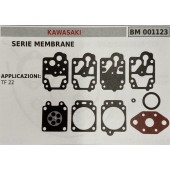 BRUMAR MEMBRANA/KIT RIPARAZIONE KAWASAKI  SERIE MEMBRANE  APPLICAZIONI TF 22  R.O. -
