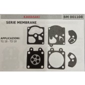 BRUMAR MEMBRANA/KIT RIPARAZIONE KAWASAKI  SERIE MEMBRANE  APPLICAZIONI TG 18 - TD 18  R.O. -