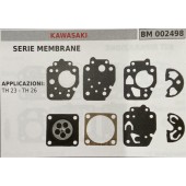 BRUMAR MEMBRANA/KIT RIPARAZIONE KAWASAKI  SERIE MEMBRANE  APPLICAZIONI TH 23 - TH 26  R.O. -