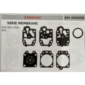BRUMAR MEMBRANA/KIT RIPARAZIONE KAWASAKI  SERIE MEMBRANE D20-WYJ / D10-WYJ  R.O. -
